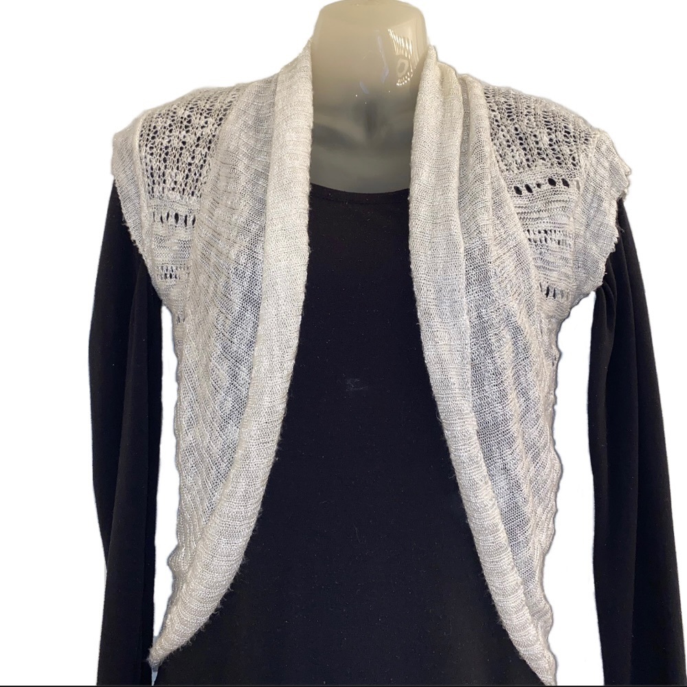 SAY WHAT ? Cardigan Sweater White Ivory Girls